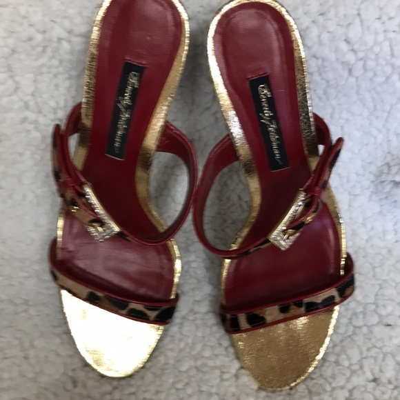 Beverly Feldman cowhide leopard heels - Picture 7 of 7